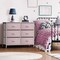 Sorbus 6 Drawers Dresser- Storage Unit with Steel Frame, Wood Top, Fabric Bins - for Bedroom, Closet, Office and more